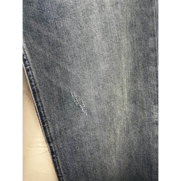 Lucky Brand Bell Bottom Jeans Flared Raw Hem Distressed Light Wash Womens Size 4 - Picture 6 of 8